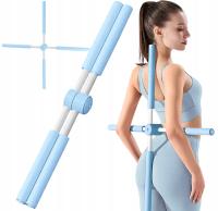 KIJ TRENINGOWY DO JOGI ROZCIĄGANIE KOREKTA POSTAWY ĆWICZENIA FITNESS KOLORY