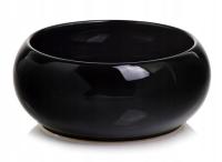Керамическая чаша 24x10 см черный