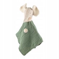 Przytulanka komforter muślinowy Słonik 36cm maskotka dla dzieci sigikid