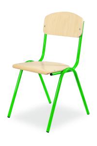 Krzesło do przedszkola KUBUŚ zielone rozmiar 2