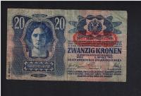 BANKNOT AUSTRIA, Austro - Węgry -- 20 koron -- 1913 rok