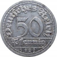 2232. Niemcy 50 Pfennig 1920 G