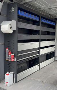 Сервисная сборка стеллажи для автобуса Sprinter Crafter Transit L2H2