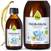 Olej dla dziecka Olini Słonecznikowy Rzepakowy tłoczony na zimno A E D2 K3