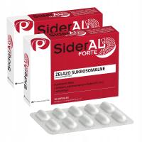 SiderAL FORTE DWUPAK (2x20 kapsułek) żelazo sukrosomalne