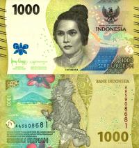 # INDONEZJA - 1000 RUPII - 2022 - P-162 NEW - UNC