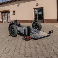 Прицеп под мотоцикл Lorries MT-1 ALU обода, опускаемый прицеп вакуум