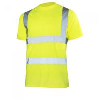 Рабочая футболка предупреждающая светоотражающая футболка Hi-VIS светоотражающая хлопковая смесь