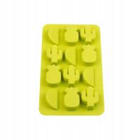 Foremka do lodu Ananas, Kaktus, Melon 12 kostek