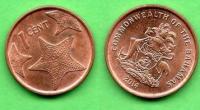 Bahamy 1 cent, 2014 KM#218.3