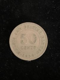 Malaje i Brytyjskie Borneo 50 centów 1954