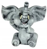 Копилка фигурка керамический слон слон серый 23X29