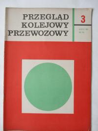 PRZEGLĄD PRZEWOZOWY KOLEJOWY 3/1970 PKP