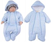 KOMBINEZON ZIMOWY OCIEPLANY PAJAC 74cm L128D