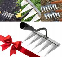 NARZĘDZIE OGRODOWE PREZENT DLA OGRODNIKA ROLNIKA NA ŚWIĘTA GRABKI DO ZIEMI