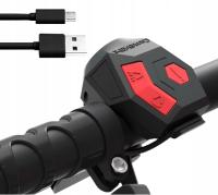 Elektryczny klakson dzwonek rowerowy|120 dB|Wodoodporny IPX4|USB (ZR55)