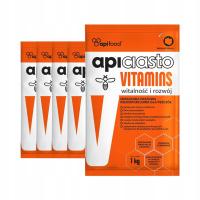 Ciasto dla pszczół Apiciasto Vitamins 5 x 1kg