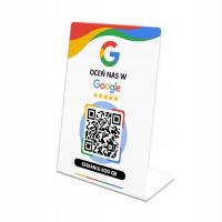 Стенд Presenter Tablet STAND с оргстеклом для обратной связи оцените нас в Google QR-код