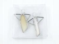 Aniołki witrażowe 2 szt - zestaw 17S