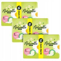 Zestaw Naturella Ultra Maxi Duo Pack r.3 Podpaski ze skrzydełkami 16 szt x3