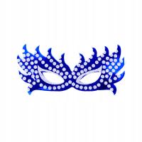 Maski dziecięce kolorowe urodzinowe karnawałowe 6 sztuk w kropki Aga4Kids