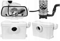 НАСОС ДЛЯ УНИТАЗА ТУАЛЕТ ТРИ ВХОДА С ИЗМЕЛЬЧИТЕЛЕМ МЯСОРУБКА НАСОСНАЯ СТАНЦИЯ