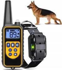 Электрический тренировочный ошейник для собак водонепроницаемый дрессировщик собак пульт дистанционного управления