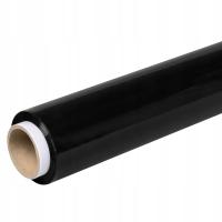 FOLIA STRETCH STRECH STRECZ XL CZARNA KRYJĄCA MOCNA DUŻO FOLII XXL BLACK