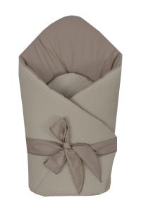 BECIK OTULACZ ROŻEK WAFEL BAWEŁNA DWUSTRONNY ZAPINANY NA RZEP WIĄZANY