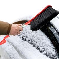 SZCZOTKO SKROBACZKA DO SZYB DO ODŚNIEŻANIA ŚNIEGU SKROBAK SZCZOTKA 60cm 2W1