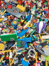 Lego смешанные элементы mix 1kg категория II несортированные