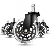 Резиновые ролики для офисного кресла резиновые подшипники 5шт бесшумные