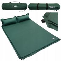 Mata Samopompująca Dwuosobowa Materac Turystyczny Kempingowy Z Pokrowcem