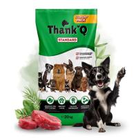 THANK'Q стандартный сухой корм для собак со вкусом говядины с витаминами 20 кг