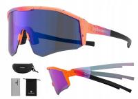 Okulary rowerowe reg. kąt zauszników do biegania ROCKBROS SP297/3 pink