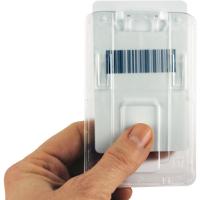 Держатель ID card Case вертикальная одна карта пластик / KORUMA