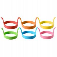 6PCS Egg Cooker Rings Non Stick Fried Egg Mol