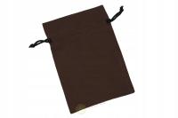 Woreczek materiałowy 14x20 cm (średni) - brązowy