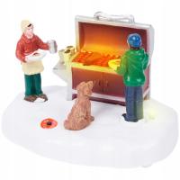 ŚWIĄTECZNA WIOSKA LED SCENKA FIGURKA DEKORACJA LED