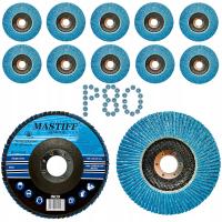 TARCZA CYRKONOWA DO SZLIFOWANIA LAMELKA CYRKONOWA LISTKOWA 125mm P80 10 szt