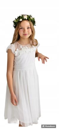 Biała sukienka komunijna 164 cm POLSKA