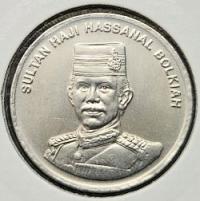 *BRUNEI [0332]*20 senów 2008 Państwo Brunei Darussalam Sułtan UNC Holder