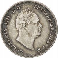 Moneta, Wielka Brytania, William IV, 4 Pence, Groa