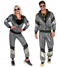 STRÓJ DRES WIELOKOLOROWY ODBLASKOWY