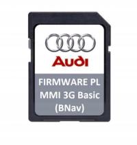 Karta SD BNav POLSKIE MENU POLSKI LEKTOR AUDI MMI 3G Basic