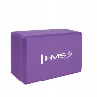 KJ01 PURPLE YOGA BLOK CO ĆWICZEŃ FITNESS HMS