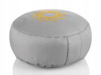 Poduszka do medytacji z łuską gryki Złote zdobienie Pokrowiec Zafu SZR