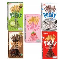 Набор Pocky палочки в глазури микс вкусов различных вкусов Glico подарок 5 шт