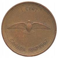 32696. Kanada, 1 cent, 1967r. - okolicznościowa