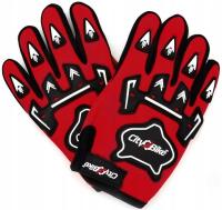 RĘKAWICE DZIECIĘCE CROSS QUAD MOTOCYKL CZERWONE